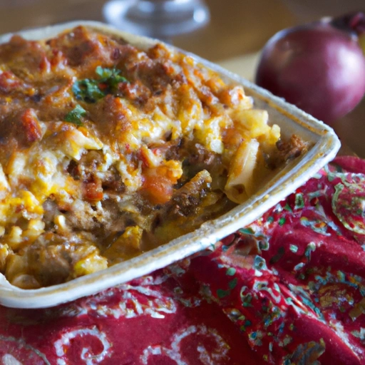 Shell Macaroni Casserole