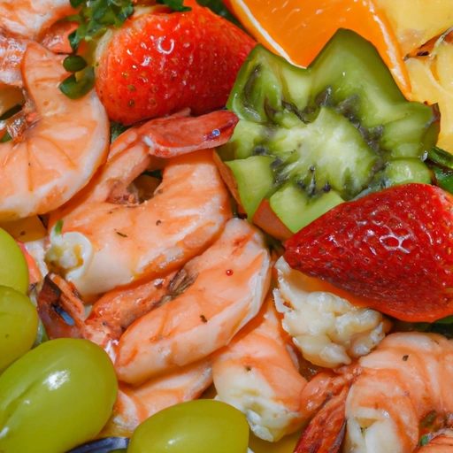 Shrimp and Fresh Fruit Platter