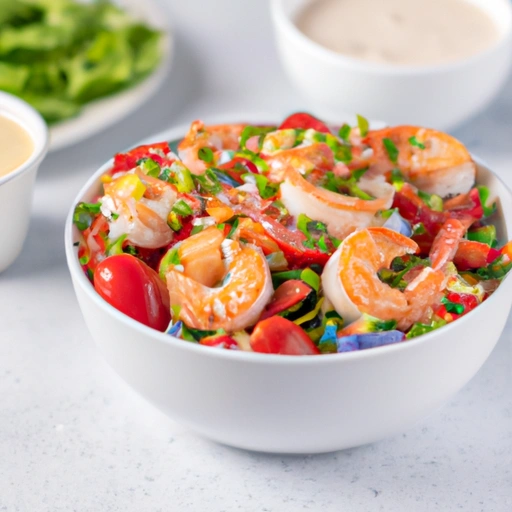 Shrimp Salad with Creamy Pepper