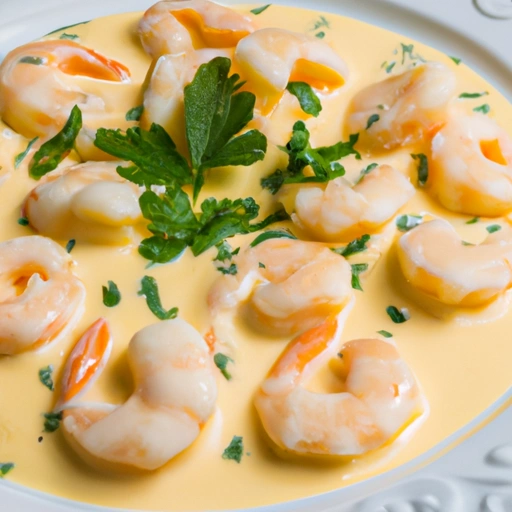 Shrimp with Country Mustard Sauce