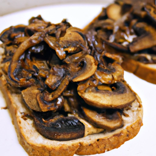Simple Mushroom Sandwiches