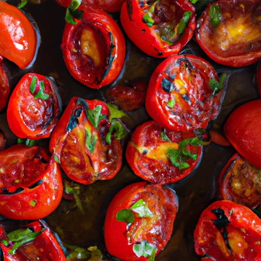 Skillet-grilled Plum Tomatoes