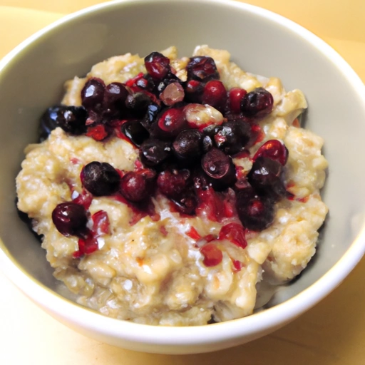 Slow Cooker Maple Berry Oatmeal
