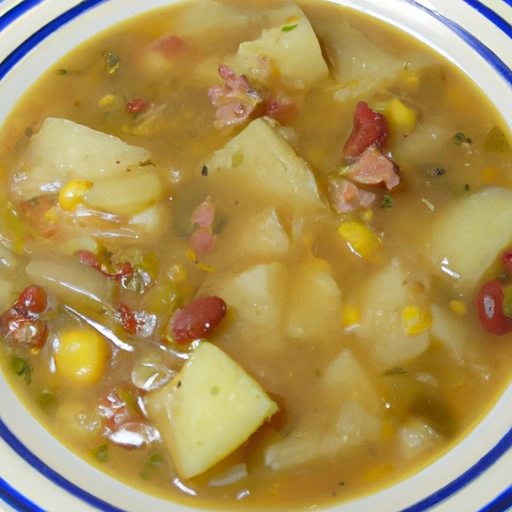 Sopa de funcho or Anise soup