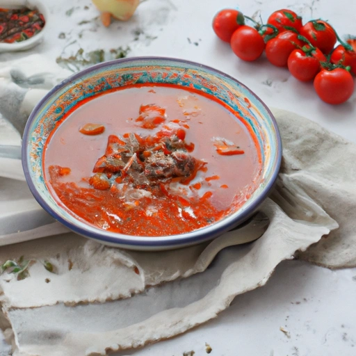 Sour Soup with Lamb