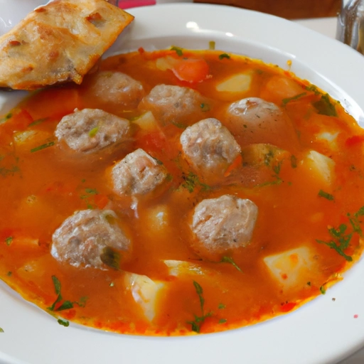 Sour Soup with Meat Balls