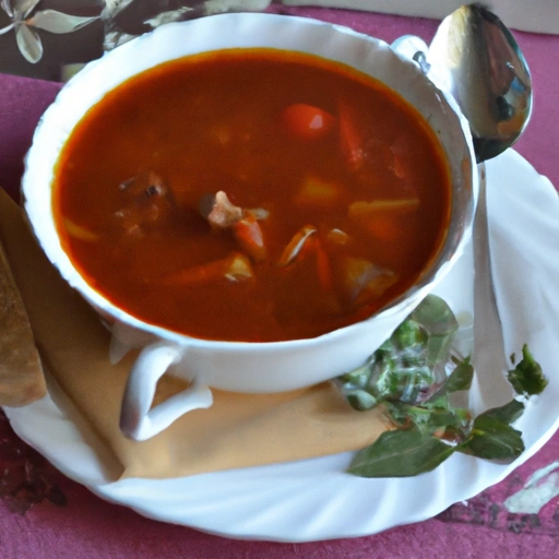 Sour Soup with Mutton