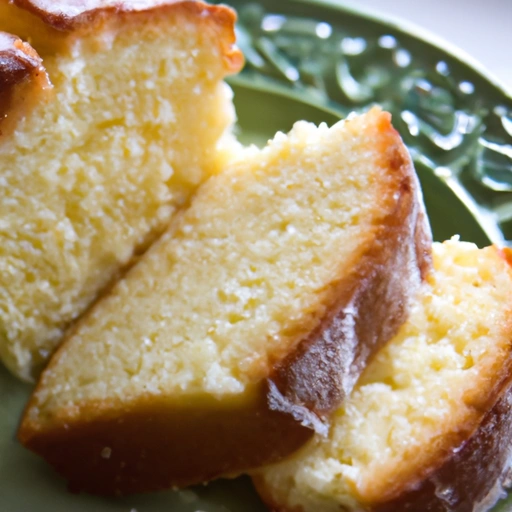 Southern Lemon Pound Cake