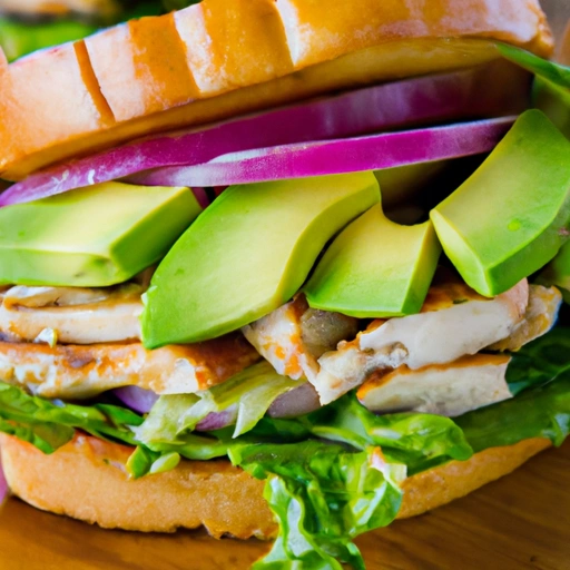 Southwestern Chicken and California Avocado Sandwich