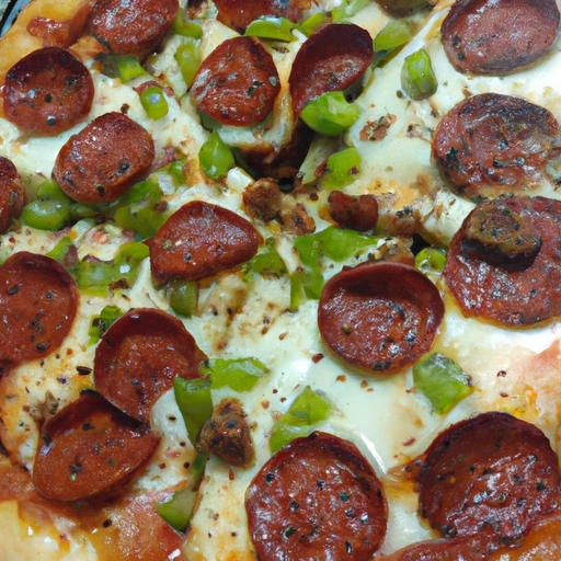 Soy Sausage and Pepperoni Pizza