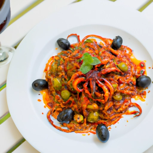 Spaghetti with Octopus Sauce