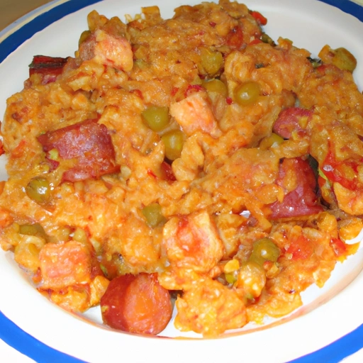 Spanish Rice and Ham
