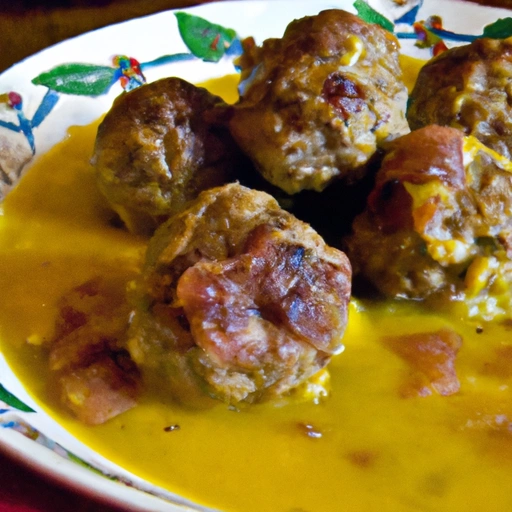 Spanish Saffron Meatballs