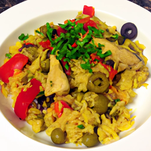 Spanish-style Chicken with Rice