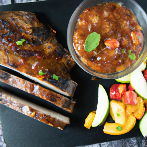 Spiced Baby Back Ribs with Melon Salsa