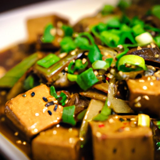 Spiced Bok Choy and Tofu
