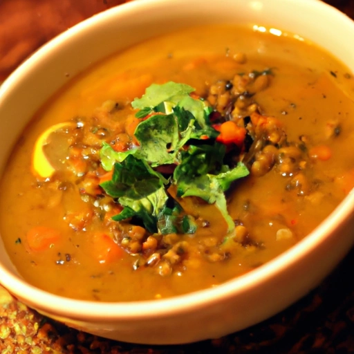 Spiced Dhal Soup