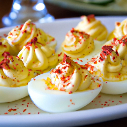 Spicy Deviled Eggs