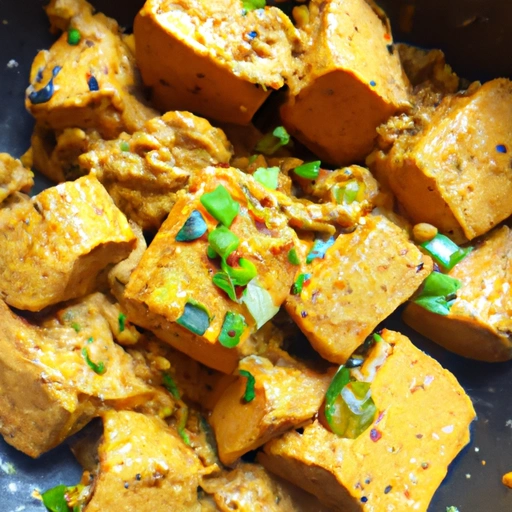 Pikantne smażone tofu