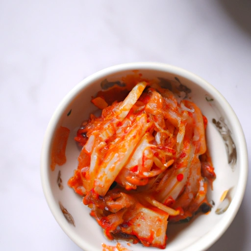 Ostra koreańska kimchi