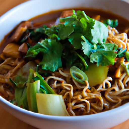 Spicy Mongolian Noodles