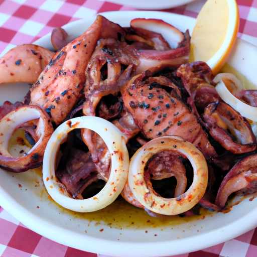 Spicy Squid in Wine, Cyprus Style
