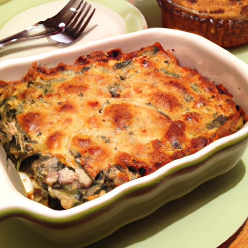 Spinach and Brown Rice Casserole