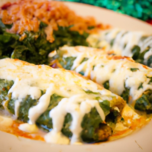 Enchiladas ze szpinakiem