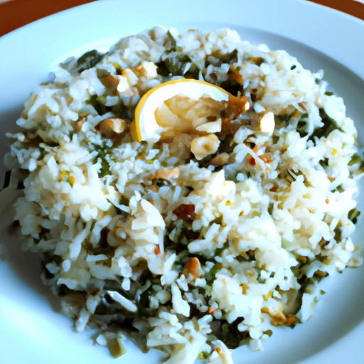 Spinach Feta Rice