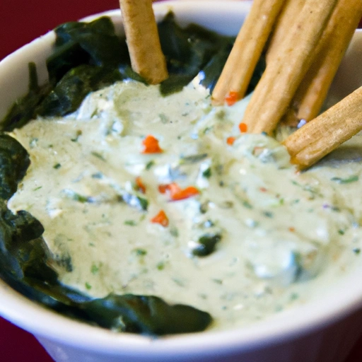 Spinach, Garlic and Vegetable Dip