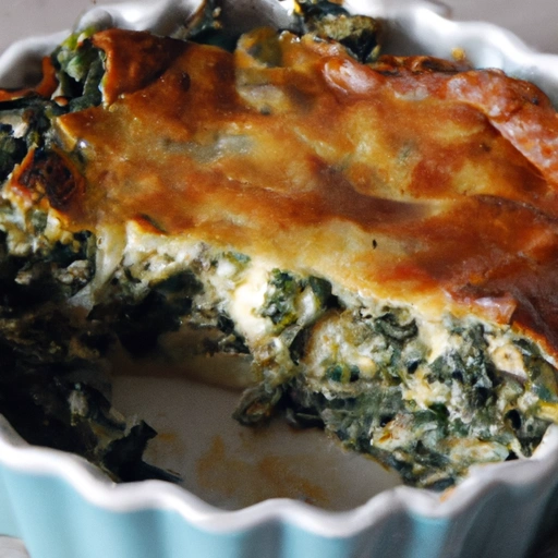 Spinach with Brined Cheese