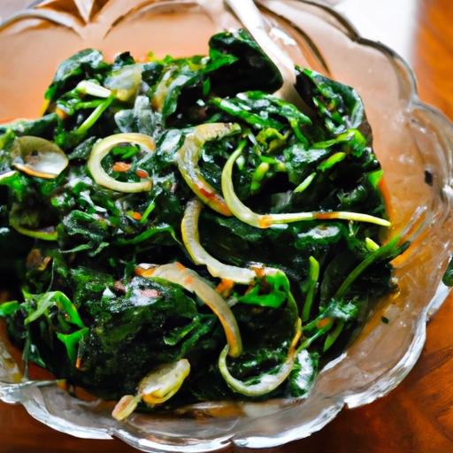 Spinach with Onions