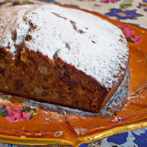 Spirited Date Cake