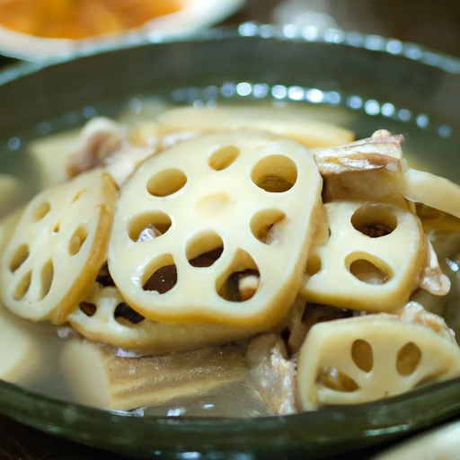 Squid Soup with Lotus Root