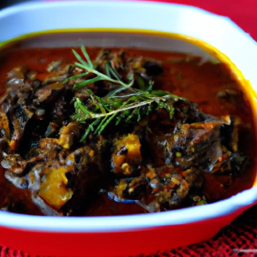 Sri Lanka Beef Embul (Beef Stew)