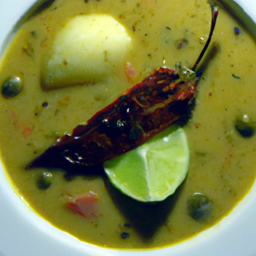 Sri Lanka Malu Soup Fish and Lentils