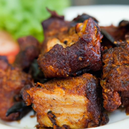 Sri Lanka Uru Mus Roast (Roast Pork)