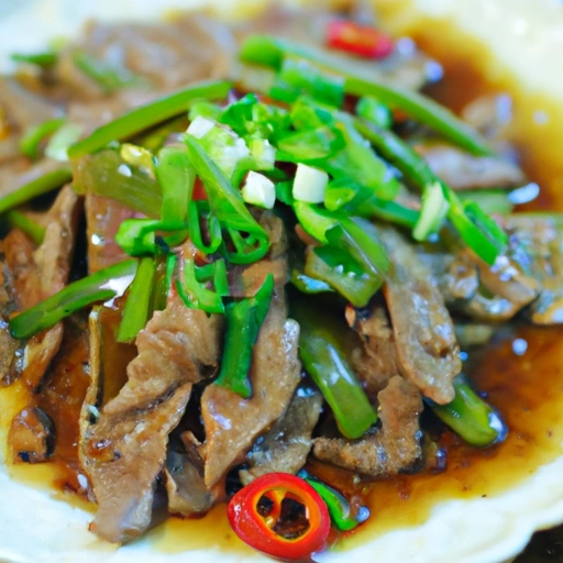 Steamed Beef with Oyster Sauce