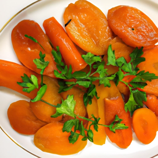 Steamed Carrots with Apricots