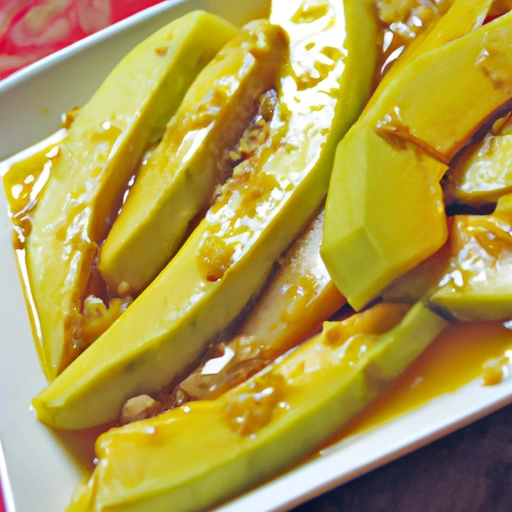 Stewed Mangos with Cloves