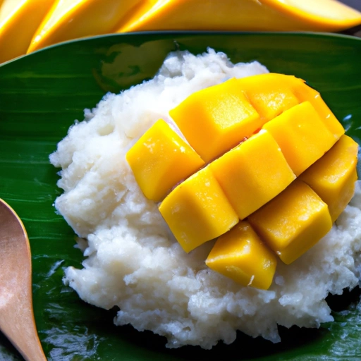 Kleisty ryż i mango I