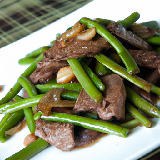 Stir-fried Beef and Green Beans