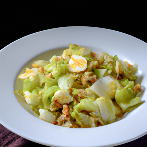 Stir-fried Cabbage and Eggs
