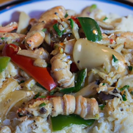Stir-fried Crawfish with Rice