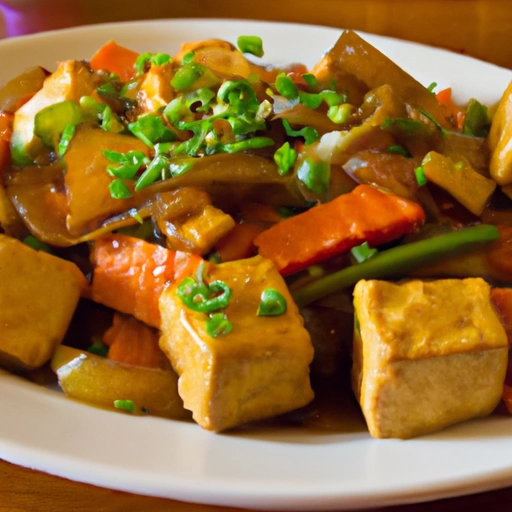 Stir-fried Tofu with Vegetables