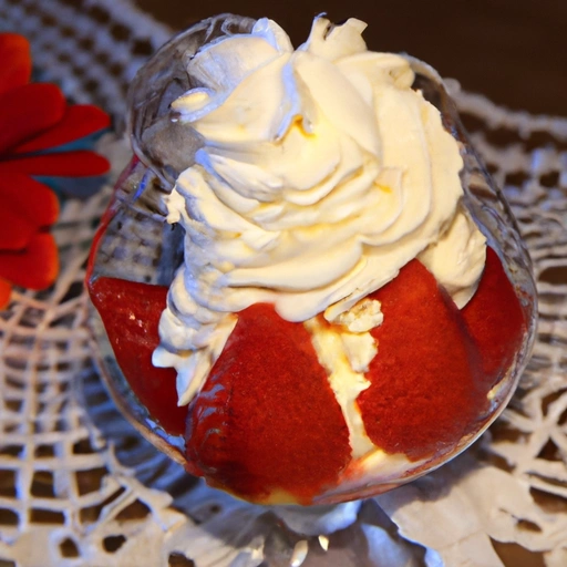 Strawberry Bombe Chantilly