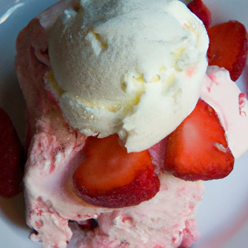 Strawberry Cream Cheese Ice Cream
