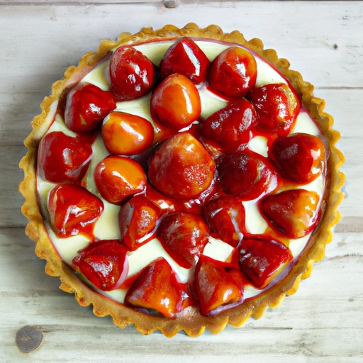 Strawberry ‘Cream’ Tart