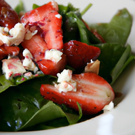 Strawberry Feta Salad with Balsamic Vinaigrette