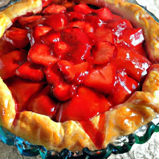 Strawberry Glace Pie